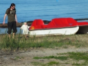 Strand mit Boot/ Beach and boat, Georgioupoli